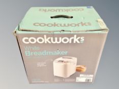 A Cookworks bread maker in box