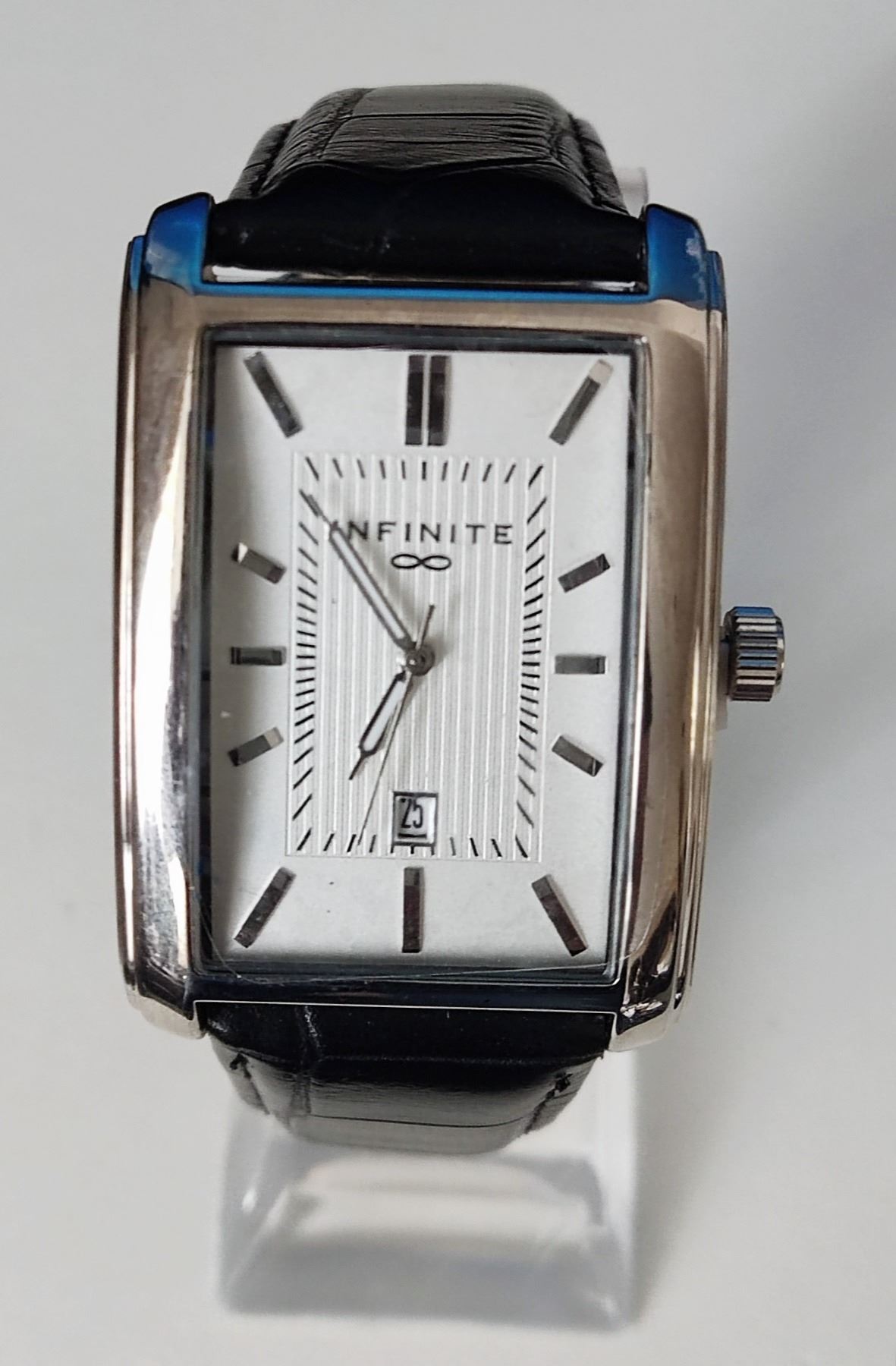 A gent's new Infinite rectangle faced watch,