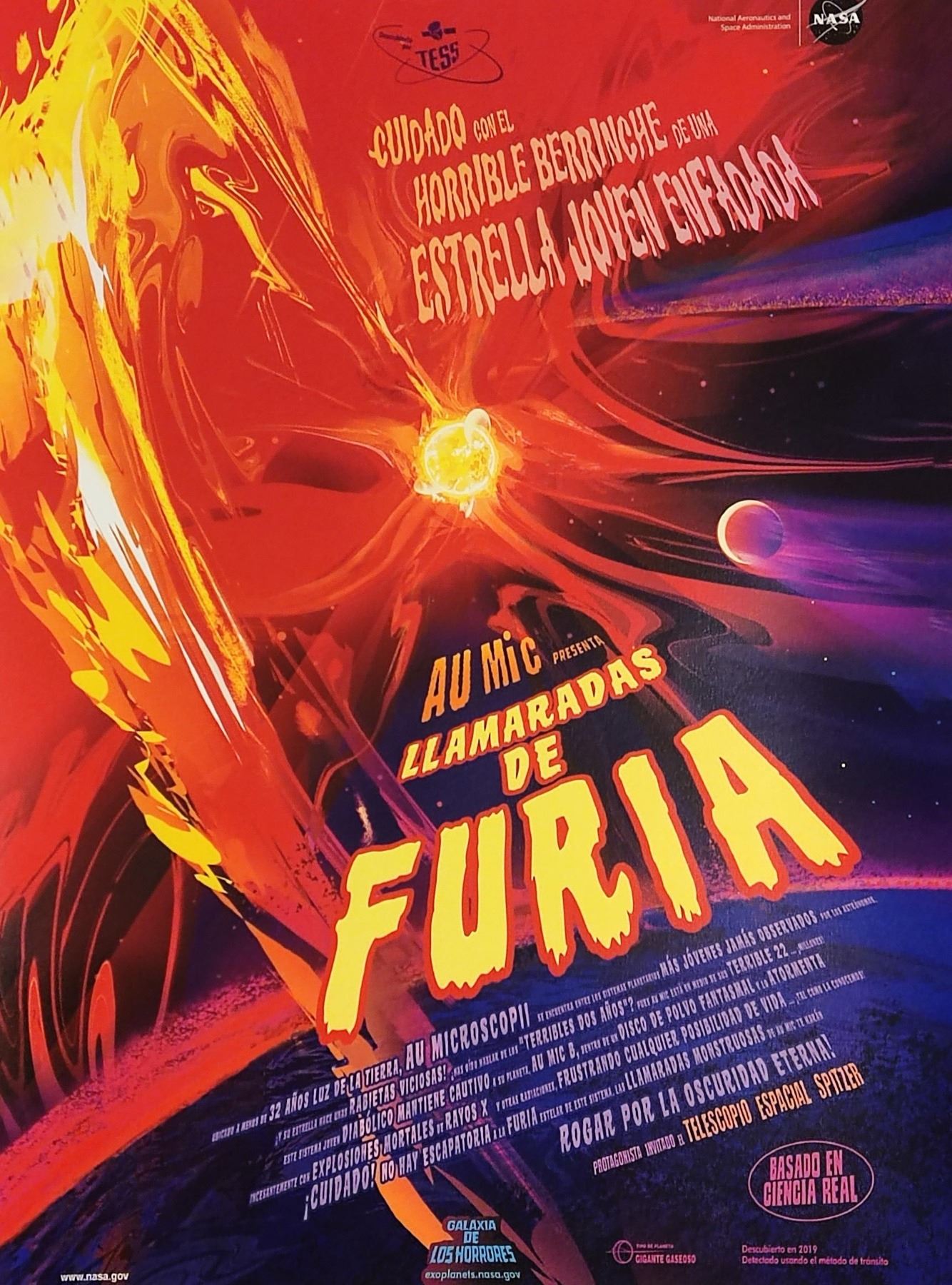 Nasa and Star Trek posters : Nasa - Galactic Cemetery and Flares of Fury (40.64 x 30. - Image 2 of 4