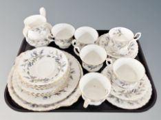 Twenty three pieces of Royal Albert Brigadoon china