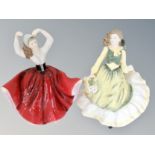 Two Royal Doulton figures - Karen HN 3270 and April HN 3693