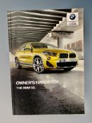 Ten BMW Driver's Manuals/Owner Booklets in Original Wallets : X2 and 2-Series.