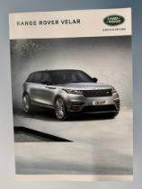 Ten Range Rover Velar Driver's Manuals/Owner Booklets in Original Wallets.