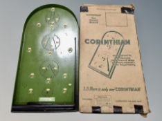 A vintage Corinthian 21S Silenta model bagatelle in original box