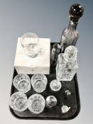 A Gleneagles whisky decanter,