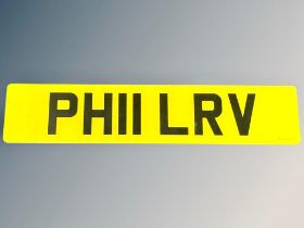Cherished registration plate - PH11 LRV, sold with V778 document.