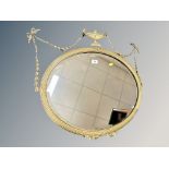 A 19th century Adams style gilt framed mirror