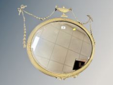 A 19th century Adams style gilt framed mirror