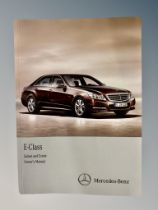 Ten Mercedes-Benz Driver's Manuals/Owner Booklets in Original Wallets : All E-Class.