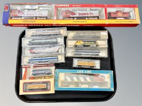 A group of Lifelike HO scale and N scale die cast locomotives (12)