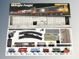 A Hornby Midnight Freight 00 gauge electric train set