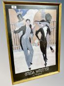 A Gerda Wegener gallery print 69 cm x 49 cm
