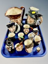Thirteen assorted Royal Doulton Toby and character jugs CONDITION REPORT: Some