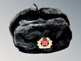 A Soviet Navy/Subs winter hat,