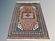 A Caucasian rug 102 cm x 73 cm
