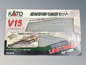 A Kato N scale V15 Unitrack track set 20-874,