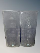 A large pair of RCF floor standing speakers,