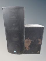 An RCF floor standing speaker height 150 cm together with one further CONDITION REPORT:
