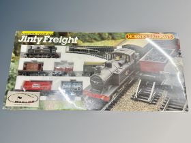 A Hornby Jinty Freight 00 gauge electric train set (sealed in cellophane wrapping)
