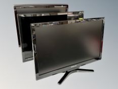 A Samsung 22 inch LCD TV together with two further LCD TV's CONDITION REPORT: Only