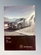 Ten Mercedes-Benz Driver's Manuals/Owner Booklets in Original Wallets : All C Class models.