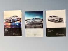 Ten Mercedes-Benz Driver's Manuals/Owner Booklets in Original Wallets : 5 x CLA models,