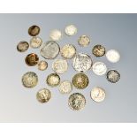 A collection of French silver coins CONDITION REPORT: 165g