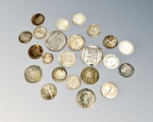 A collection of French silver coins CONDITION REPORT: 165g