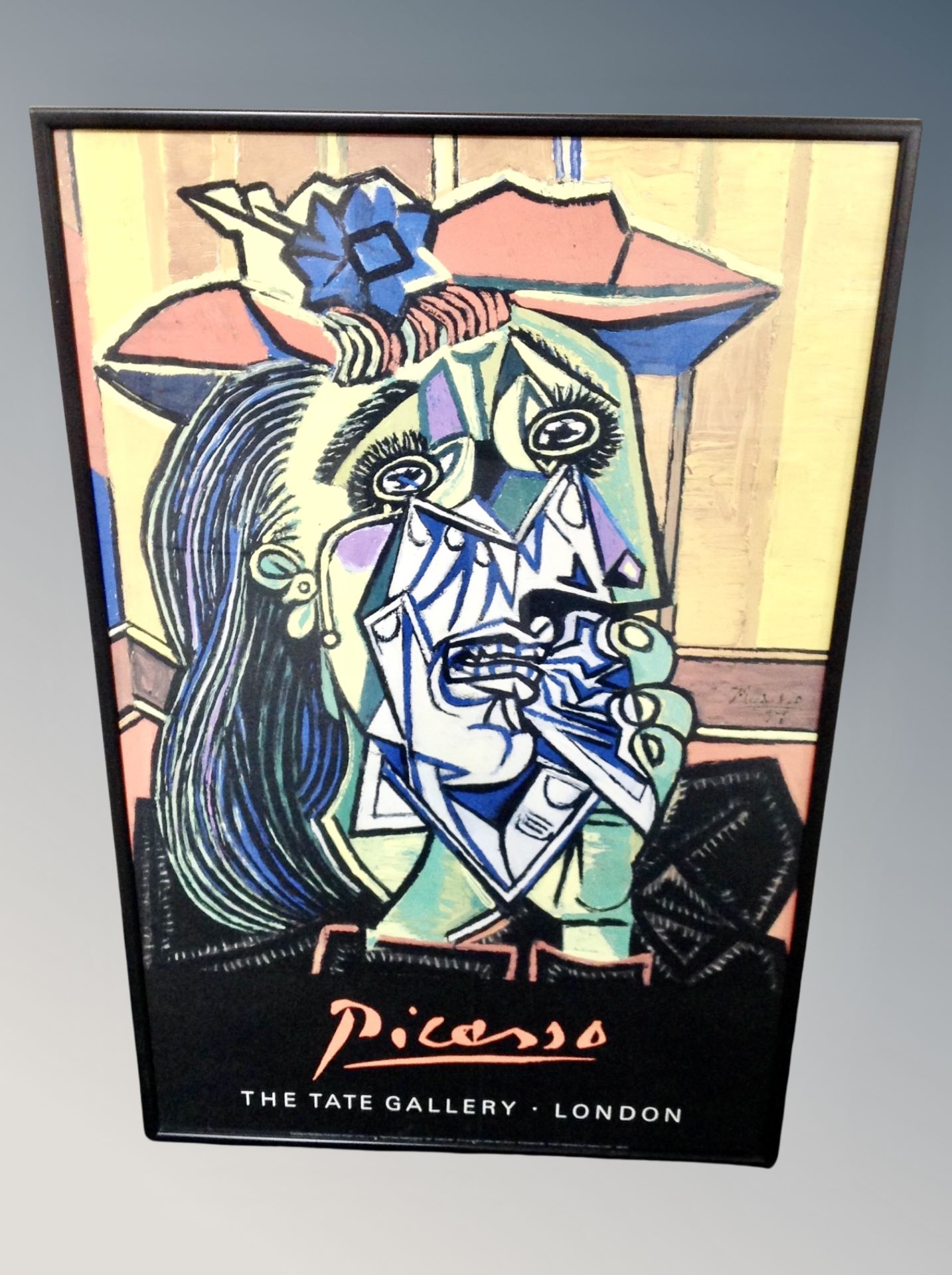 A Tate London Pablo Picasso poster in frame,