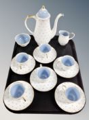 A Susie Cooper fifteen piece tea set