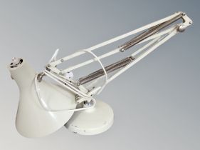 A Luxo anglepoise lamp (Continental plug)