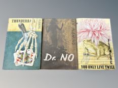Three early Ian Fleming hard back books - Dr.