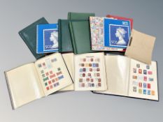 A good collection of stamps, well-presented in eleven albums, includes World stamps, British stamps,