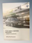 Ten BMW 3 Series Driver's Manuals/Owner Booklets in Original Wallets.
