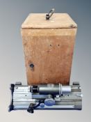 A C Baker microscope in box no.