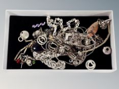 A small group of costume jewellery