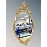 A period style gilt framed mirror,