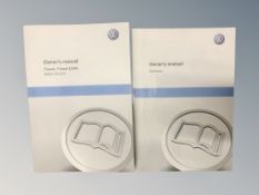 Ten VW Driver's Manuals/Owner Booklets in Original Wallets : 5 x Passat and 5 x Scirocco.