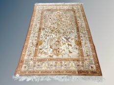 An Indian tree of life design rug,