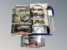 A group of Corgi and Day's gone boxed Eddie Stobart vehicles