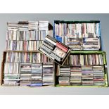 Five boxes of DVD's, CD's,