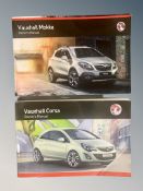Ten Vauxhall Driver's Manuals/Owner Booklets in Original Wallets : 5 x Corsa and 5 x Mokka.