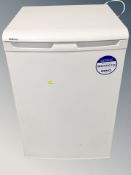 A Beko under-bench freezer