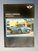 Ten Mini Convertible Driver's Manuals/Owner Booklets in Original Wallets.