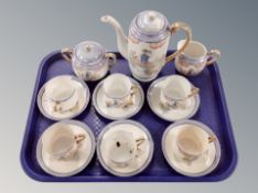 A Japanese export porcelain coffee set