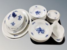 Approximately twenty nine pieces of Royal Copenhagen dinner porcelain.