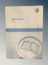 Ten VW Tiguan Driver's Manuals/Owner Booklets in Original Wallets.