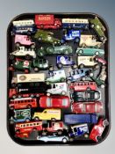 A collection of unboxed die cast cars, Atlas editions,