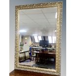 A Victorian style gilt overmantel mirror,