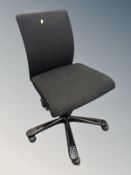 A Hag H04 swivel office armchair